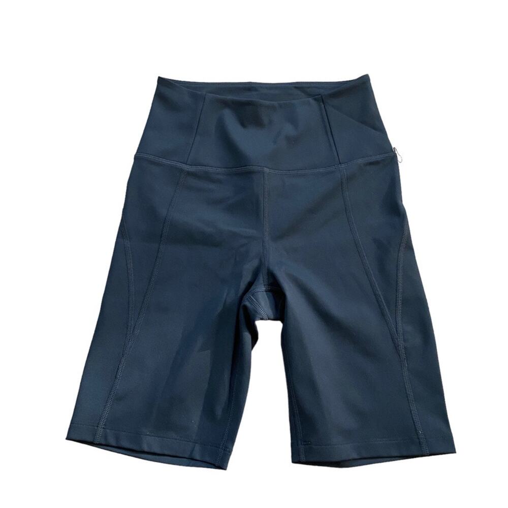 NWOT Girlfriend Collective Black High-Rise Bike Short 8.5" Small - Picture 2 of 9